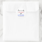 Kattenvrouwtjes voor Kamala Ronde Sticker (Tas)