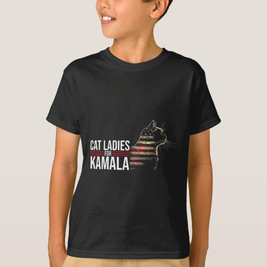 Kattenvrouwtjes voor Kamala T-shirt (Voorkant)