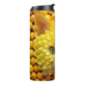 Kattenvruchten kunst thermosbeker (Gedraaid links)