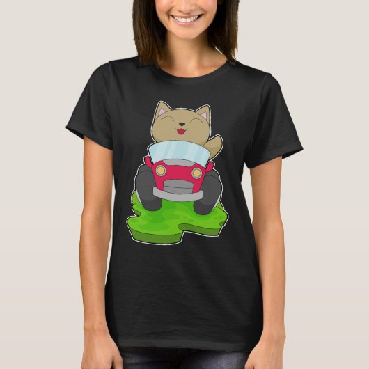 kattenwagen t-shirt (Voorkant)
