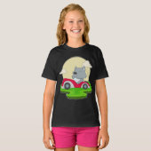 kattenwagen t-shirt (Voorkant volledig)