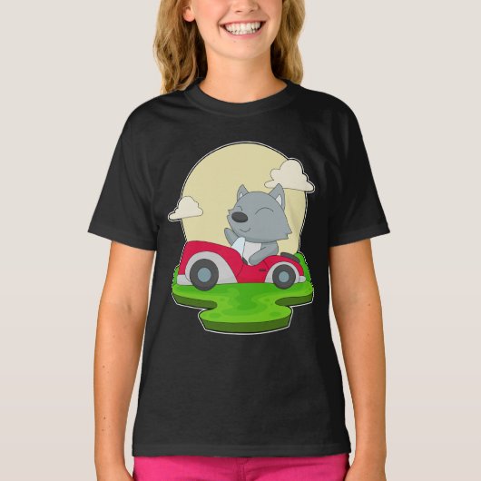 kattenwagen t-shirt (Voorkant)