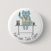 Kattenwetenschapper, Chemie katten, wetenschapslie Ronde Button 5,7 Cm (Voorkant)