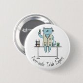 Kattenwetenschapper, Chemie katten, wetenschapslie Ronde Button 5,7 Cm (Voorkant /achterkant)
