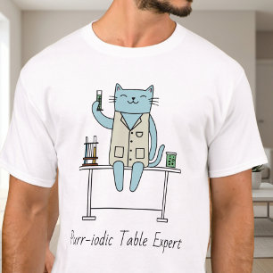 Kattenwetenschapper, scheikundekatten, wetenschaps t-shirt