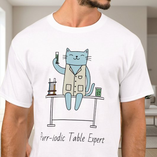 Kattenwetenschapper, scheikundekatten, wetenschaps t-shirt