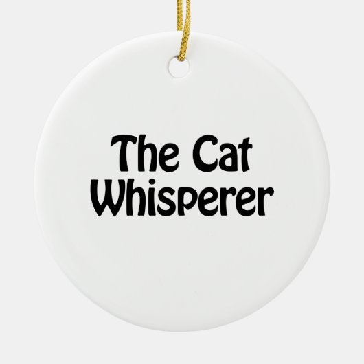 kattenwhisker keramisch ornament (Voorkant)