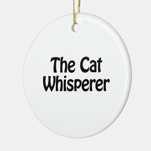 kattenwhisker keramisch ornament (Links)