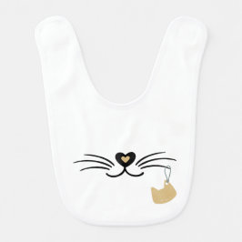 Kattenwhiskers Baby Slabbetje