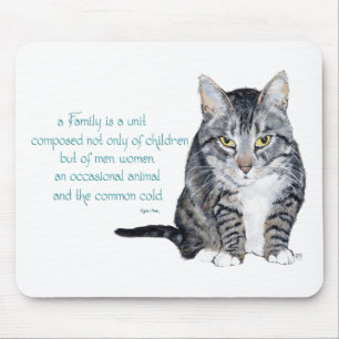 Kattenwijsheid - Familiedynamiek Muismat