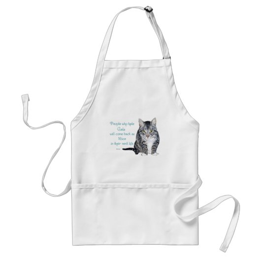 Kattenwijsheid - Mensen die katten haten Standaard Schort (Voorkant)