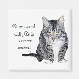 Kattenwijsheid - Tijd doorgebracht met katten Magneet