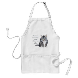 Kattenwijsheid - zoals elke katteneigenaar weet standaard schort