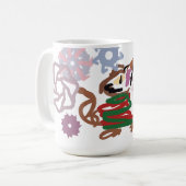 Kattenwinter koffiemok (Voorkant links)