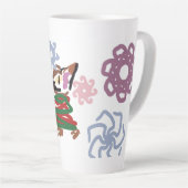 Kattenwinter latte mok (Rechterhoek)