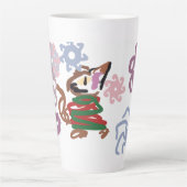Kattenwinter latte mok (Voorkant)