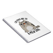 Kattenwoordspelingen zijn zo grappig notitieboek (Rechterzijde)