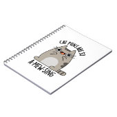 Kattenwoordspelingen zijn zo grappig notitieboek (Linkerzijde)