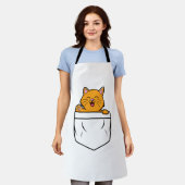 Kattenzak schort (Gedragen)