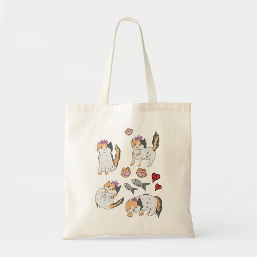 kattenzakje tote bag (Voorkant)