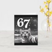 Kattenzelfie Met 67 Meme Grappige Katten Grafisch Kaart (Gele Bloem)