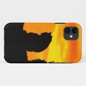 Kattenzonsondergang  Case-Mate iPhone case (Achterkant (horizontaal))