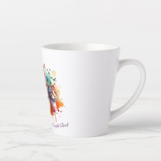 katteontwerp latte mok (Rechts)