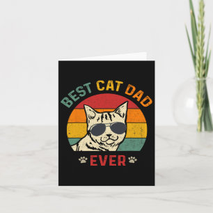 Kattepapa Ever Tee Grappige Kattepapa Vaderdag 202 Kaart