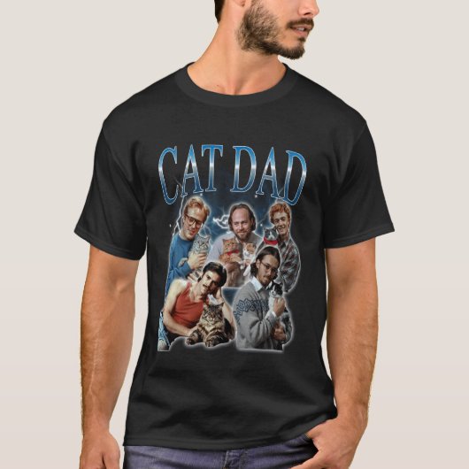 Kattepapa Grappige Gen Z Dank Meme Bootleg T-shirt (Voorkant)