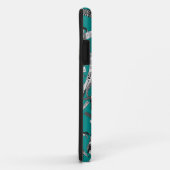 kattepartij blauwgroen Case-Mate iPhone case (Achterkant/rechts)