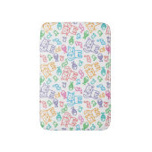 kattepatroon badmat (Voorkant Verticaal)