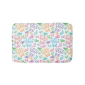 kattepatroon badmat (Voorkant)