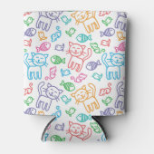 kattepatroon blikjeskoeler (Voorkant)