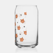 kattepatroon blikvorm glas (Links)