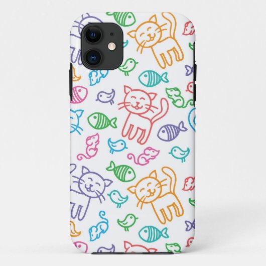 kattepatroon Case-Mate iPhone case (Achterkant)