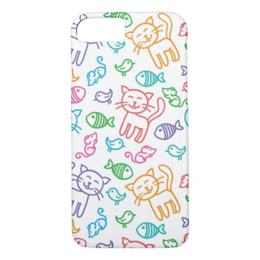 kattepatroon Case-Mate iPhone case (Achterkant)