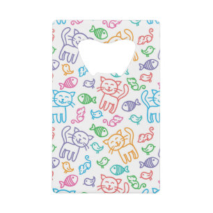 kattepatroon creditkaart flessenopener