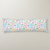 kattepatroon lichaamskussen (Achterkant)