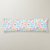 kattepatroon lichaamskussen (Voorkant)