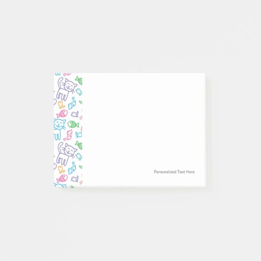 kattepatroon post-it® notes (Voorkant)