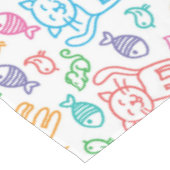 kattepatroon tafelkleed (Gekanteld)