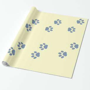 kattepoetsafdrukken van huisdieren cadeaupapier