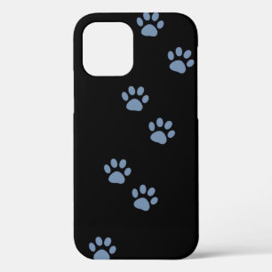 kattepoetsafdrukken van huisdieren iPhone 12 hoesje