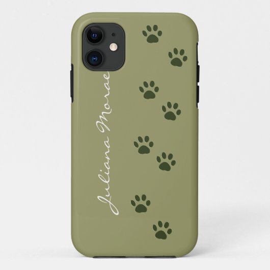 kattepoetsafdrukken voor huisdieren Case-Mate iPhone case (Achterkant)
