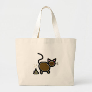 kattepoot grote tote bag