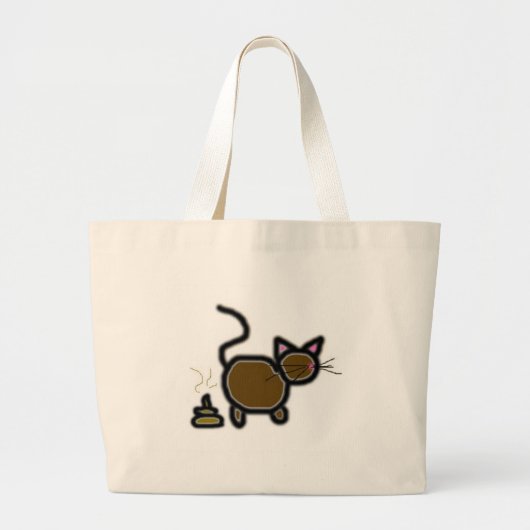 kattepoot grote tote bag (Voorkant)