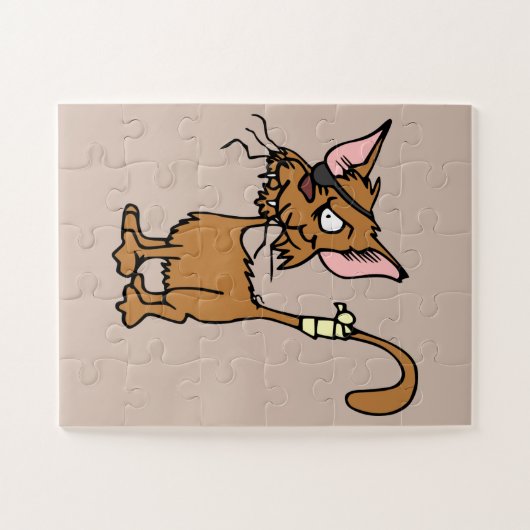 kattepuzzel legpuzzel (Horizontaal)