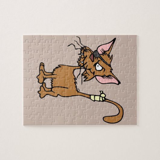 kattepuzzel legpuzzel (Horizontaal)