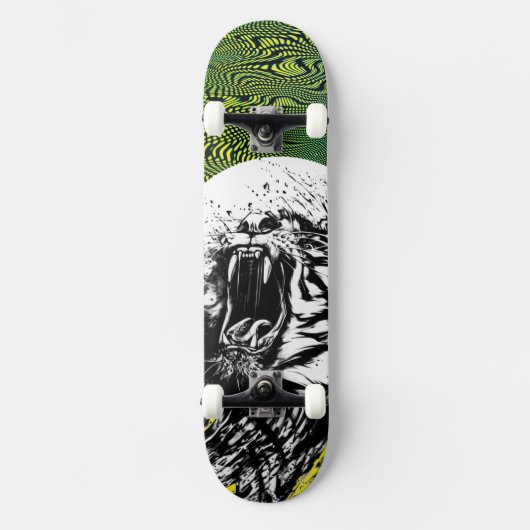 KATTERIJTIGER EN PSYCHEDELICS PERSOONLIJK SKATEBOARD (Voorkant)
