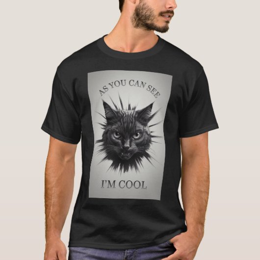 katteshirt t-shirt (Voorkant)